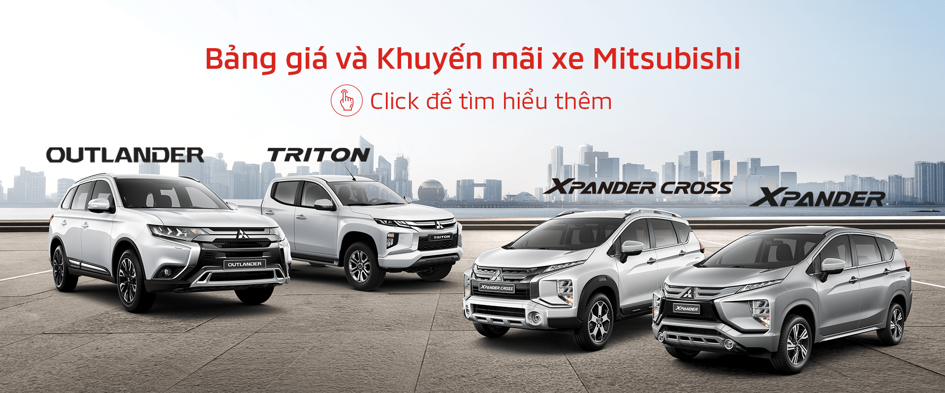 Bảng giá xe mitsubishi